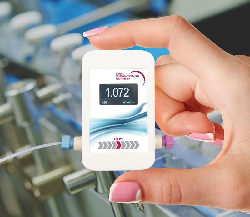 Compact non invasive flowmeter